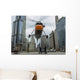 S-58t Helicopter Comes down Wall Decal