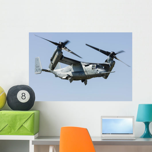 Us Marine Corps V-22 Right Side Wall Decal
