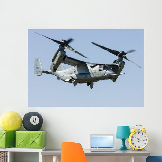Us Marine Corps V-22 Right Side Wall Decal