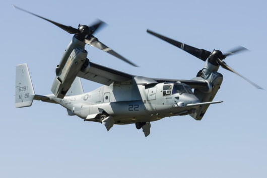 Us Marine Corps V-22 Right Side Wall Decal