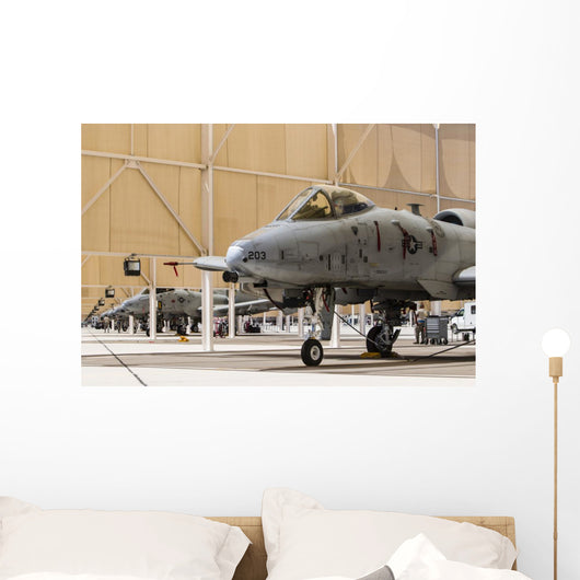 Us Air Force A-10 Hangar Wall Decal