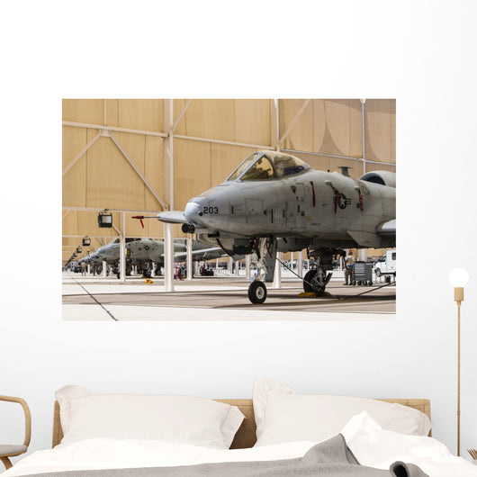 Us Air Force A-10 Hangar Wall Decal