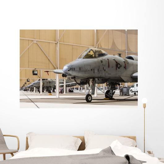 Us Air Force A-10 Hangar Wall Decal
