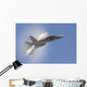 Us Navy F A-18f Breaking Sound Barrier Wall Decal