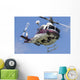 Bell 412 Helicopter Flies Wall Decal
