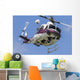 Bell 412 Helicopter Flies Wall Decal