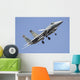 Us Air Force F-15c Banking Right Wall Decal
