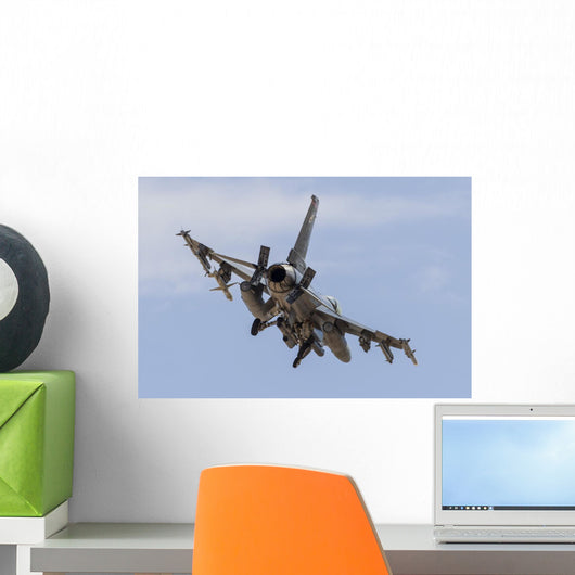 F-16c Fighting Falcon Us Wall Decal