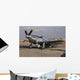 P-51 Mustang Parked Ramp Left Profile Wall Decal