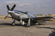 P-51 Mustang Parked Ramp Left Profile Wall Decal