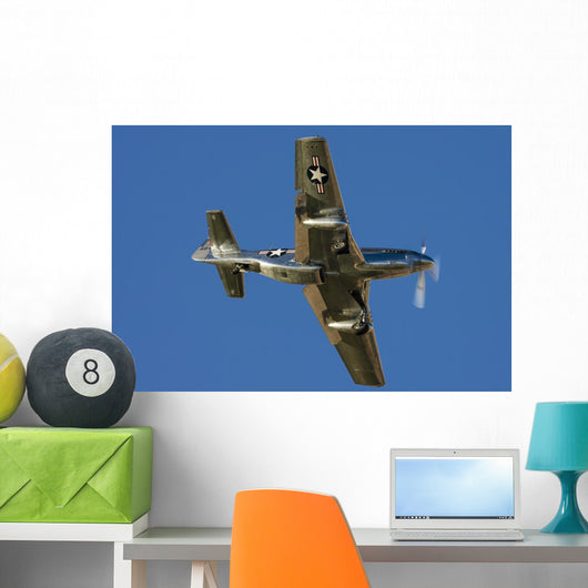 P-51 Mustang Flies Nellis Wall Decal