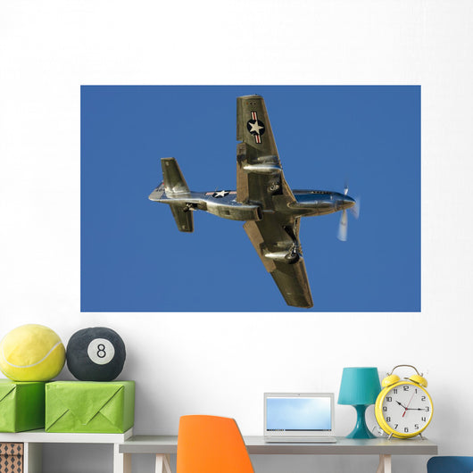 P-51 Mustang Flies Nellis Wall Decal