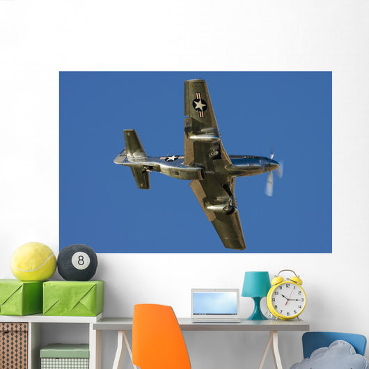 P-51 Mustang Flies Nellis Wall Decal
