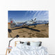 P-51 Mustang Parked Ramp Back Right Wall Decal