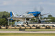 Blue P-51 Mustang Takes off Right Profile Wall Decal
