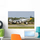 P-51 Mustang Takes off Right Side Wall Decal