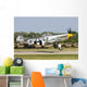 P-51 Mustang Takes off Right Side Wall Decal