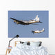 P-51 Mustang Flies alongside Wall Decal