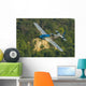 P-51 Mustang Flies Wall Decal