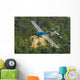P-51 Mustang Flies Wall Decal