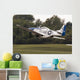 Blue P-51 Mustang Takes off & Banks Right Wall Decal