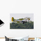 Green P-51 Mustang Takes off Right Side Wall Decal