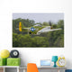 Green P-51 Mustang Takes off Wall Decal