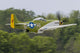 Green P-51 Mustang Takes off Wall Decal
