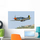 P-51 Mustang Flies San Wall Decal