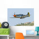 P-51 Mustang Flies San Wall Decal