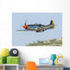 P-51 Mustang Flies San Wall Decal