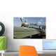 P-51 Mustang Parked Ramp Left Wing Wall Decal