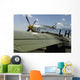 P-51 Mustang Parked Ramp Left Wing Wall Decal