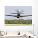 P-51 Mustang Flies East Wall Decal