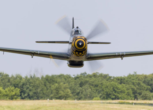 P-51 Mustang Flies East Wall Decal
