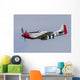 P-51 Mustang Flies Willow Wall Decal