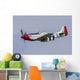 P-51 Mustang Flies Willow Wall Decal