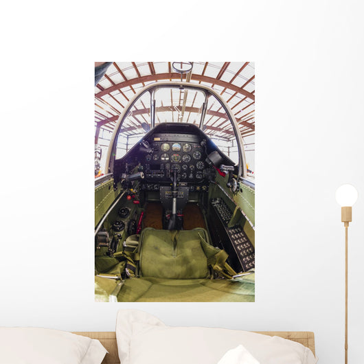 Cockpit P-51 Mustang Wall Decal