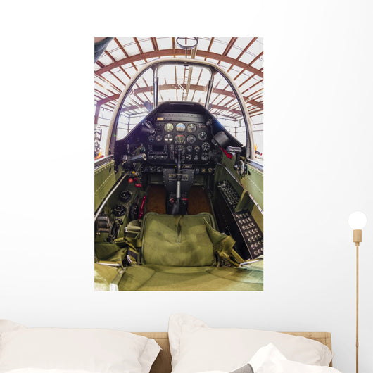 Cockpit P-51 Mustang Wall Decal