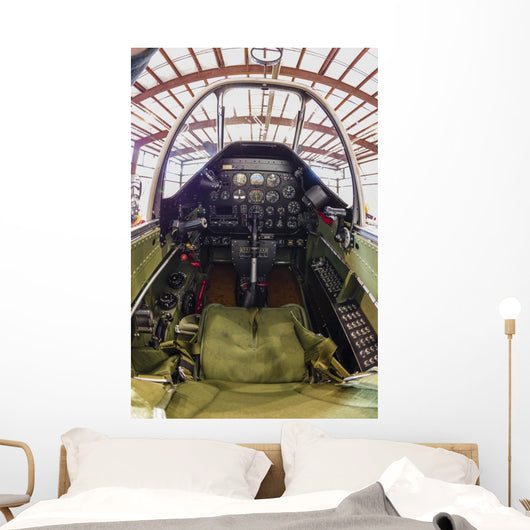Cockpit P-51 Mustang Wall Decal