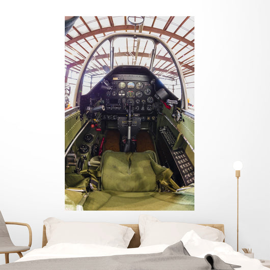Cockpit P-51 Mustang Wall Decal