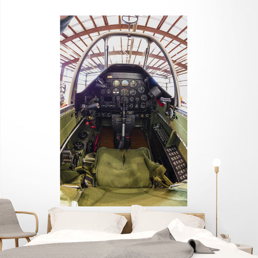 Cockpit P-51 Mustang Wall Decal