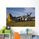 P-51 Mustang Parked Eaa with Tarp Wall Decal