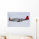 P-51 Mustang Flies Eaa Wall Decal
