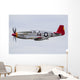 P-51 Mustang Flies Eaa Wall Decal