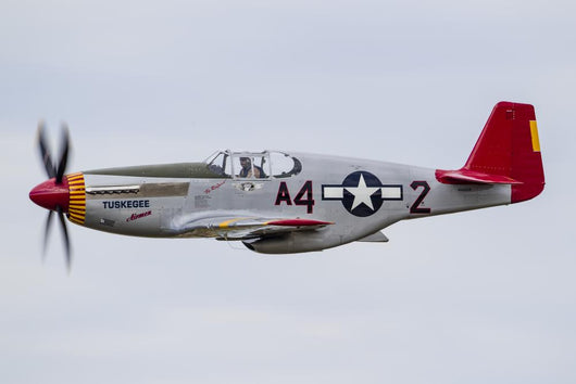 P-51 Mustang Flies Eaa Wall Decal