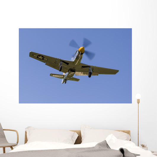 P-51 Mustang Prepares for Wall Decal