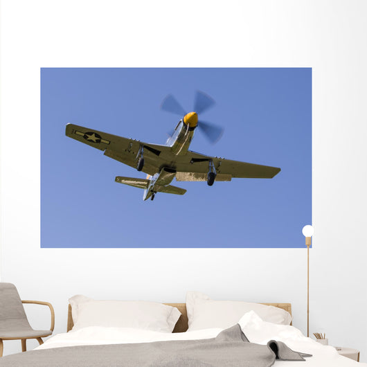 P-51 Mustang Prepares for Wall Decal