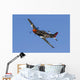 P-51 Mustang Flies Stead In-Flight Wall Decal