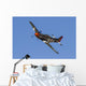P-51 Mustang Flies Stead In-Flight Wall Decal